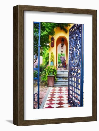 Open Doorway To Southern Living-George Oze-Framed Photographic Print