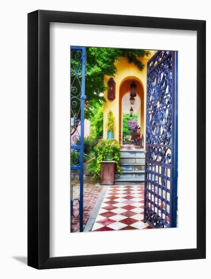 Open Doorway To Southern Living-George Oze-Framed Photographic Print