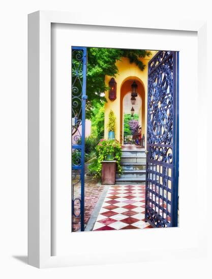 Open Doorway To Southern Living-George Oze-Framed Photographic Print