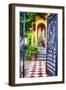 Open Doorway To Southern Living-George Oze-Framed Photographic Print