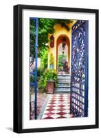 Open Doorway To Southern Living-George Oze-Framed Photographic Print