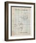 Open Face Spinning Fishing Reel Patent-Cole Borders-Framed Art Print