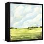 Open Fields I-Annie Warren-Framed Stretched Canvas