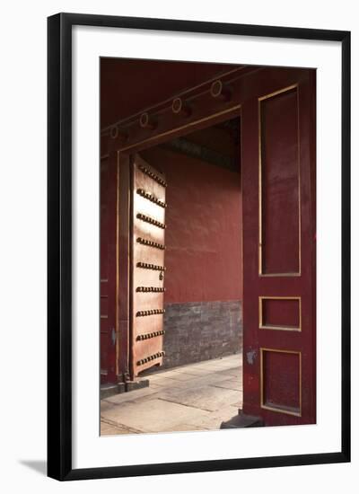 Open Gates at the Forbidden City-Paul Souders-Framed Photographic Print