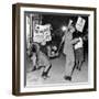 Open Housing Demonstrators Attacked in Chicago-null-Framed Photo