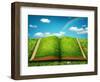 Open Magic Book-egal-Framed Art Print