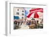 Open market in Gundulic Square, Dubrovnik Old Town, Dubrovnik, Dalmatian Coast, Croatia, Europe-Neale Clark-Framed Photographic Print