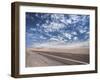 Open Paved Road with No Traffic in Atacama Desert, Chile, South America-Kimberly Walker-Framed Photographic Print