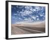 Open Paved Road with No Traffic in Atacama Desert, Chile, South America-Kimberly Walker-Framed Photographic Print