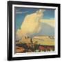 Open Range, 1942-Maynard Dixon-Framed Giclee Print