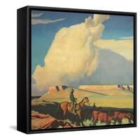 Open Range, 1942-Maynard Dixon-Framed Stretched Canvas