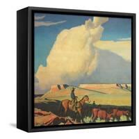 Open Range, 1942-Maynard Dixon-Framed Stretched Canvas