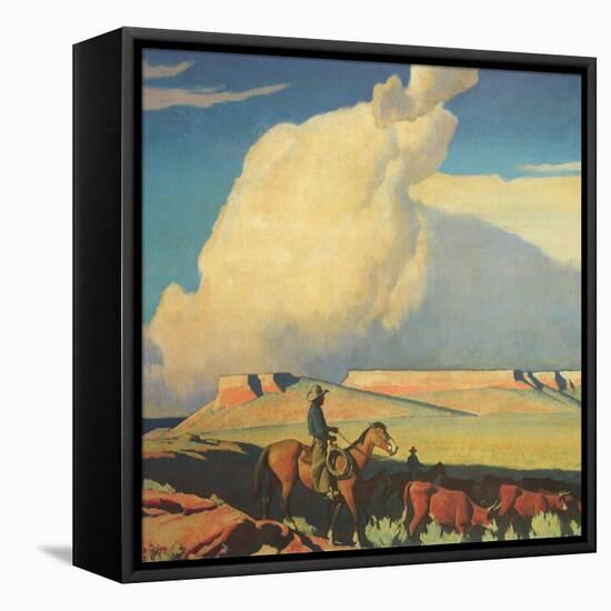 Open Range, 1942-Maynard Dixon-Framed Stretched Canvas