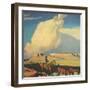 Open Range, 1942-Maynard Dixon-Framed Giclee Print