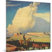 Open Range, 1942-Maynard Dixon-Mounted Giclee Print