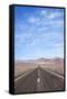 Open Road Paved Highway with No Traffic in Atacama Desert, Chile, South America-Kimberly Walker-Framed Stretched Canvas