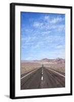 Open Road Paved Highway with No Traffic in Atacama Desert, Chile, South America-Kimberly Walker-Framed Photographic Print