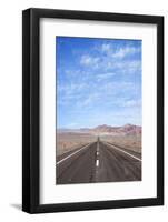 Open Road Paved Highway with No Traffic in Atacama Desert, Chile, South America-Kimberly Walker-Framed Photographic Print