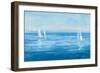 Open Sail with Turquoise-Julia Purinton-Framed Art Print