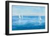 Open Sail with Turquoise-Julia Purinton-Framed Art Print