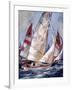 Open Sails I-Brent Heighton-Framed Art Print