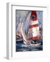 Open Sails II-Brent Heighton-Framed Art Print