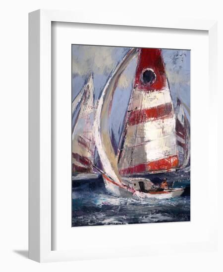 Open Sails II-Brent Heighton-Framed Art Print