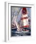 Open Sails II-Brent Heighton-Framed Art Print