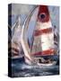Open Sails II-Brent Heighton-Stretched Canvas