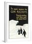 Open Season for Gin Rickeys-null-Framed Art Print