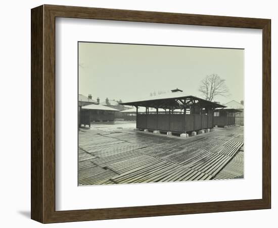 Open Sided Class Sheds, Brent Knoll Open Air School, Forest Hill, London, 1928-null-Framed Photographic Print