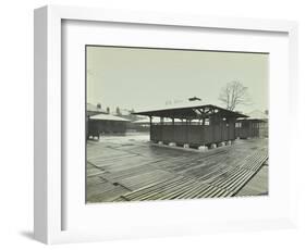 Open Sided Class Sheds, Brent Knoll Open Air School, Forest Hill, London, 1928-null-Framed Photographic Print