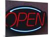 Open Sign-Fraser Hall-Mounted Photographic Print