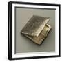 Open Silver Cigarette Case with Gold Button and Hinged Cover-Mario Buccellati-Framed Giclee Print