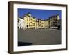 Open Square, Piazza Dell' Anfiteatro, Lucca, Tuscany, Italy, Europe-Morandi Bruno-Framed Photographic Print