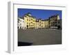 Open Square, Piazza Dell' Anfiteatro, Lucca, Tuscany, Italy, Europe-Morandi Bruno-Framed Photographic Print