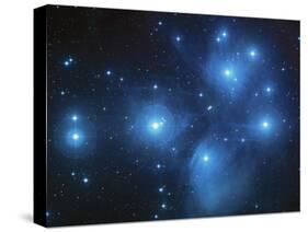 Open Star Cluster Known As the Pleiades, Or Seven Sisters-Stocktrek Images-Stretched Canvas