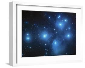 Open Star Cluster Known As the Pleiades, Or Seven Sisters-Stocktrek Images-Framed Photographic Print