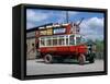 Open Top Bus, Beamish Museum, Stanley, County Durham-Peter Thompson-Framed Stretched Canvas