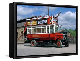 Open Top Bus, Beamish Museum, Stanley, County Durham-Peter Thompson-Framed Stretched Canvas