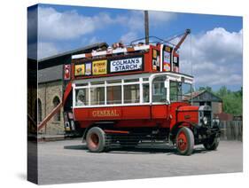 Open Top Bus, Beamish Museum, Stanley, County Durham-Peter Thompson-Stretched Canvas