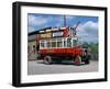 Open Top Bus, Beamish Museum, Stanley, County Durham-Peter Thompson-Framed Photographic Print