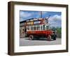 Open Top Bus, Beamish Museum, Stanley, County Durham-Peter Thompson-Framed Photographic Print