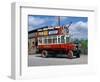 Open Top Bus, Beamish Museum, Stanley, County Durham-Peter Thompson-Framed Photographic Print