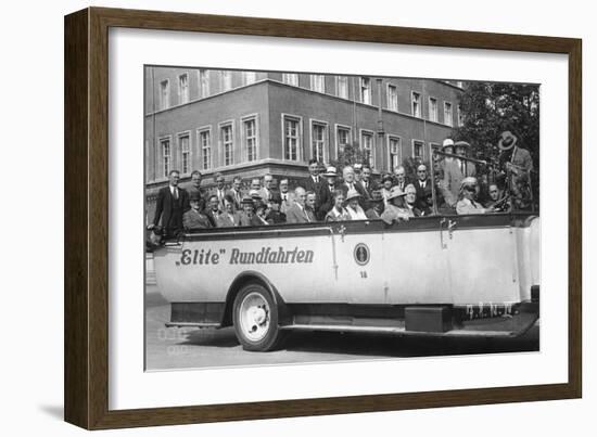 Open-Topped People Carrier, C1920S-null-Framed Giclee Print