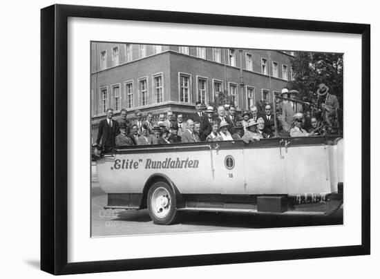 Open-Topped People Carrier, C1920S-null-Framed Giclee Print