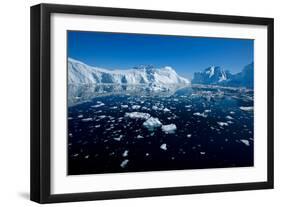 Open Waters in Disco Bay, Greenland-Howard Ruby-Framed Premium Photographic Print