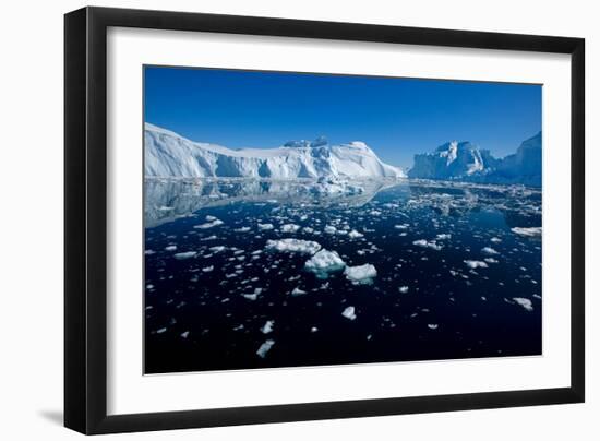 Open Waters in Disco Bay, Greenland-Howard Ruby-Framed Photographic Print