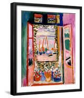 Open Window, Collioure, 1905-Henri Matisse-Framed Art Print