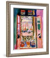 Open Window, Collioure, 1905-Henri Matisse-Framed Art Print